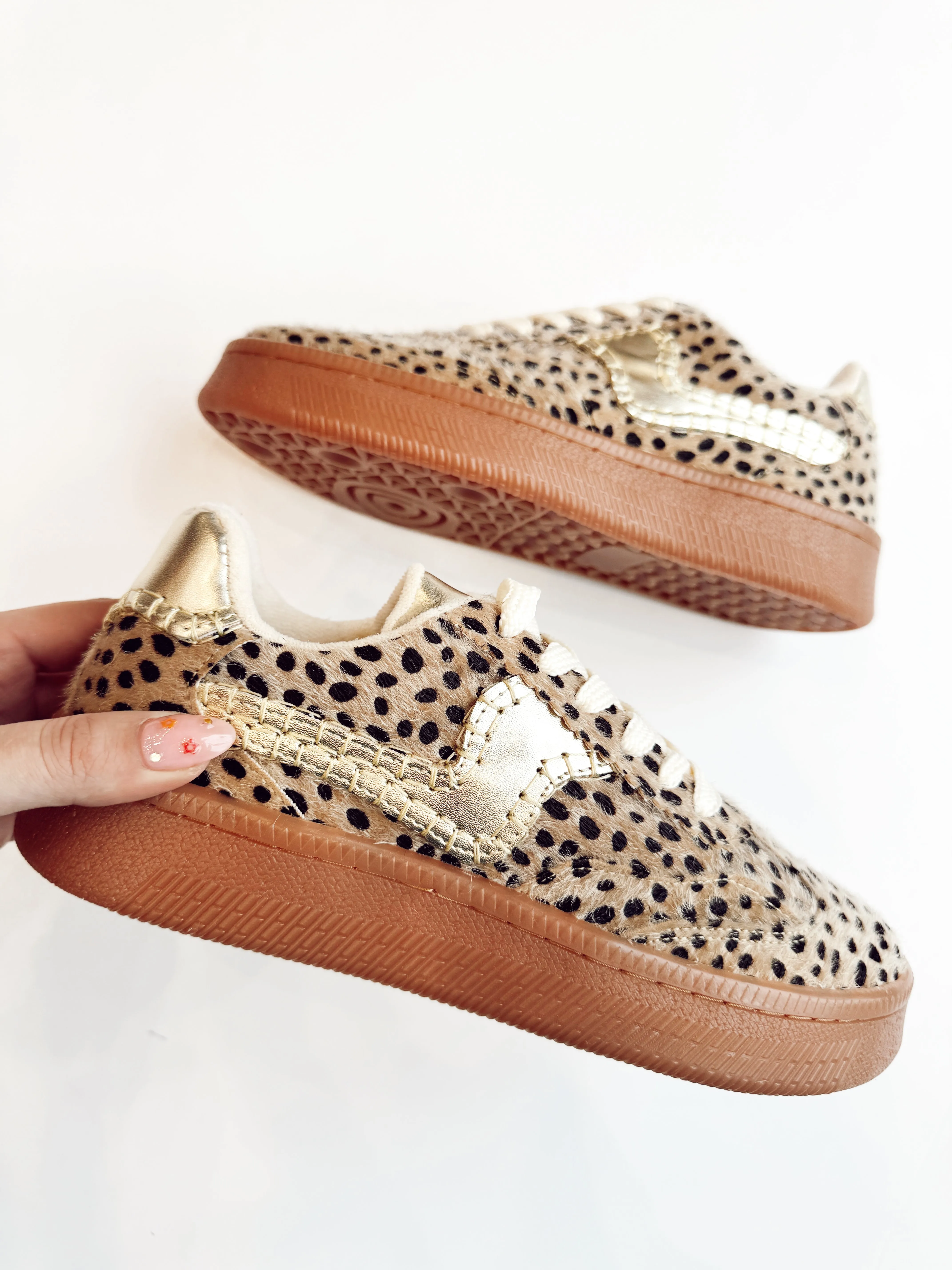the Elaine spotted cheetah sneaker
