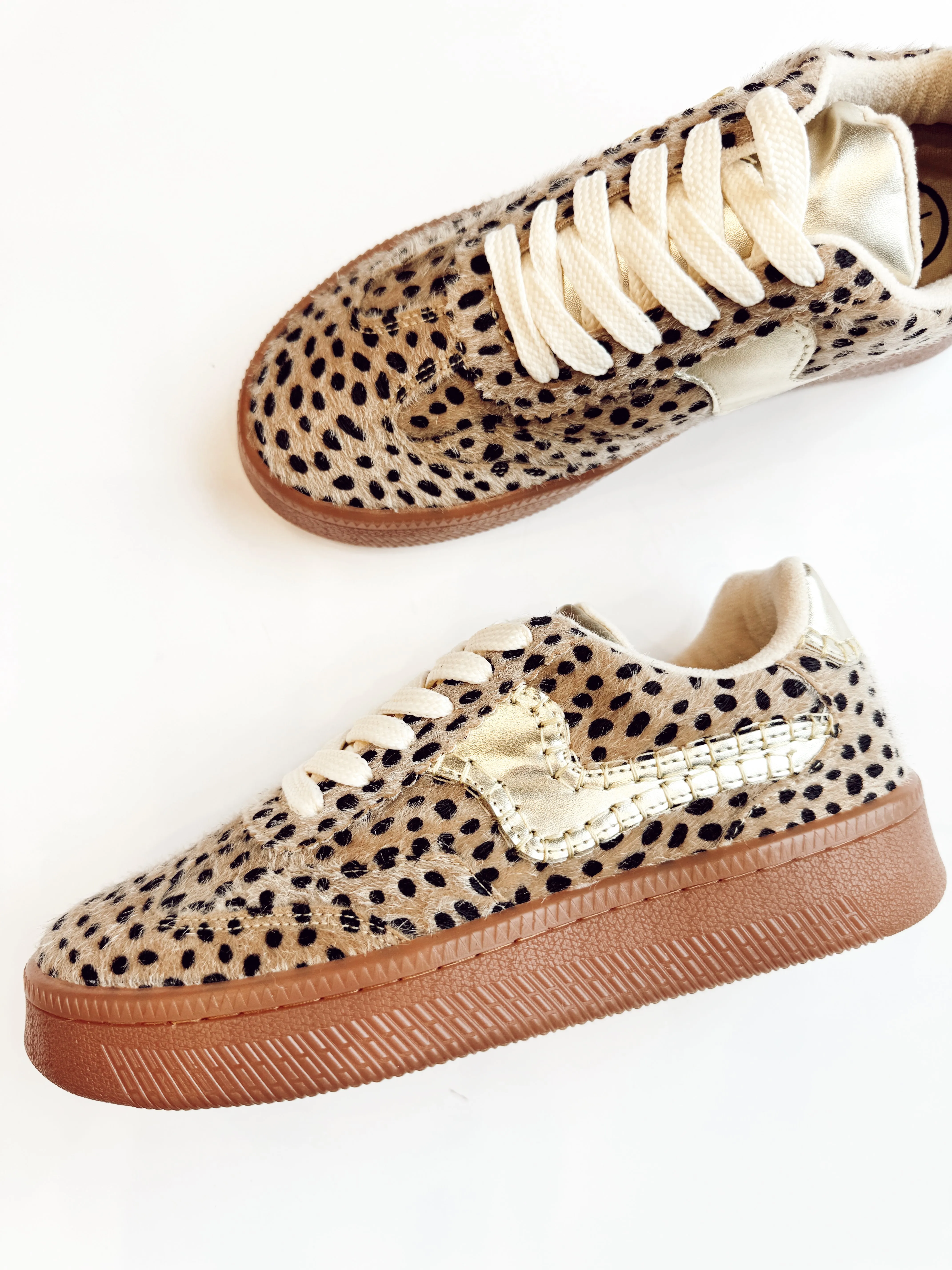 the Elaine spotted cheetah sneaker