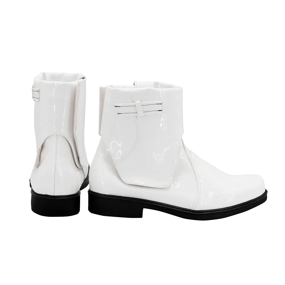 The Forces Shoes Awakensns White Soldier Cosplay Boots White Shoes Custom Made