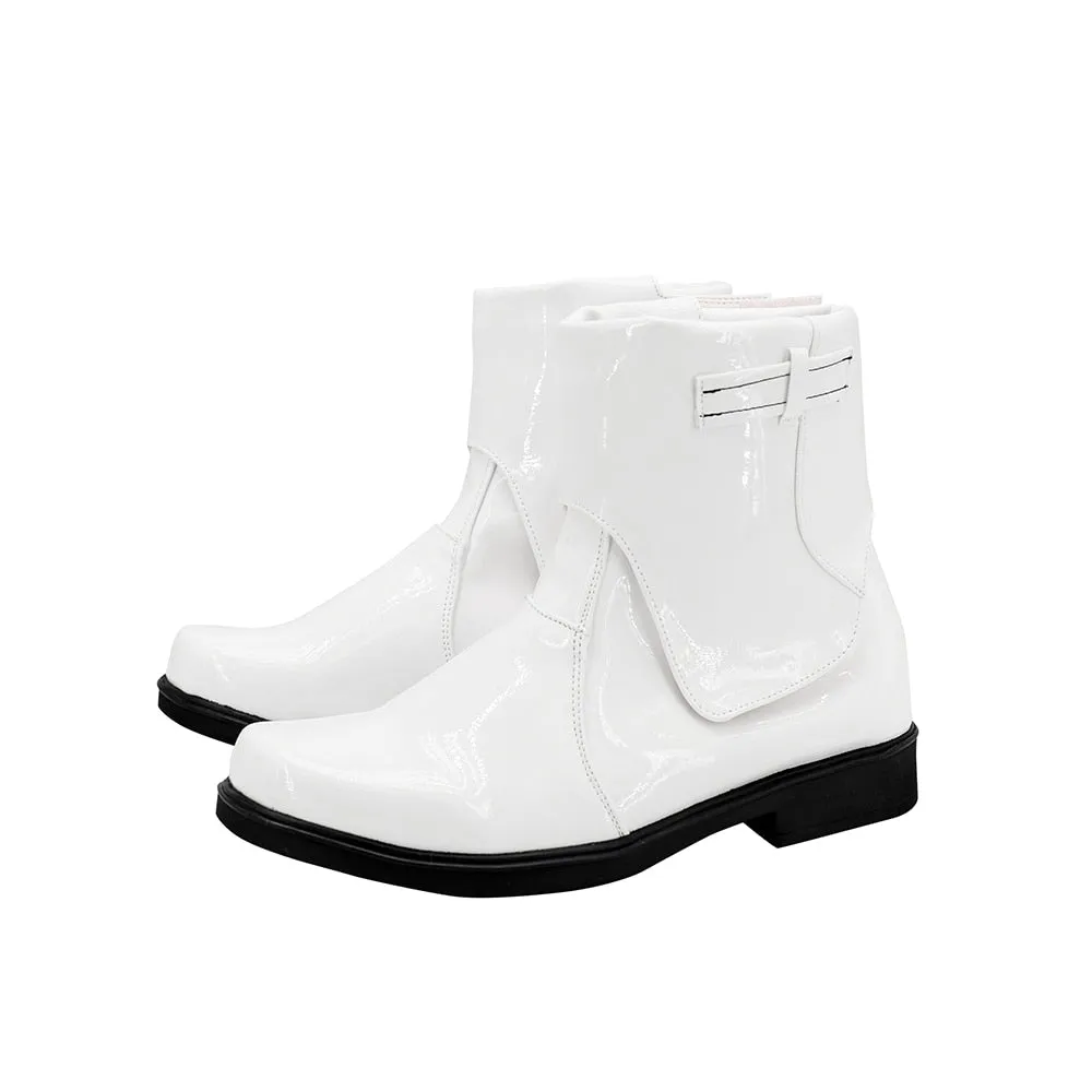 The Forces Shoes Awakensns White Soldier Cosplay Boots White Shoes Custom Made