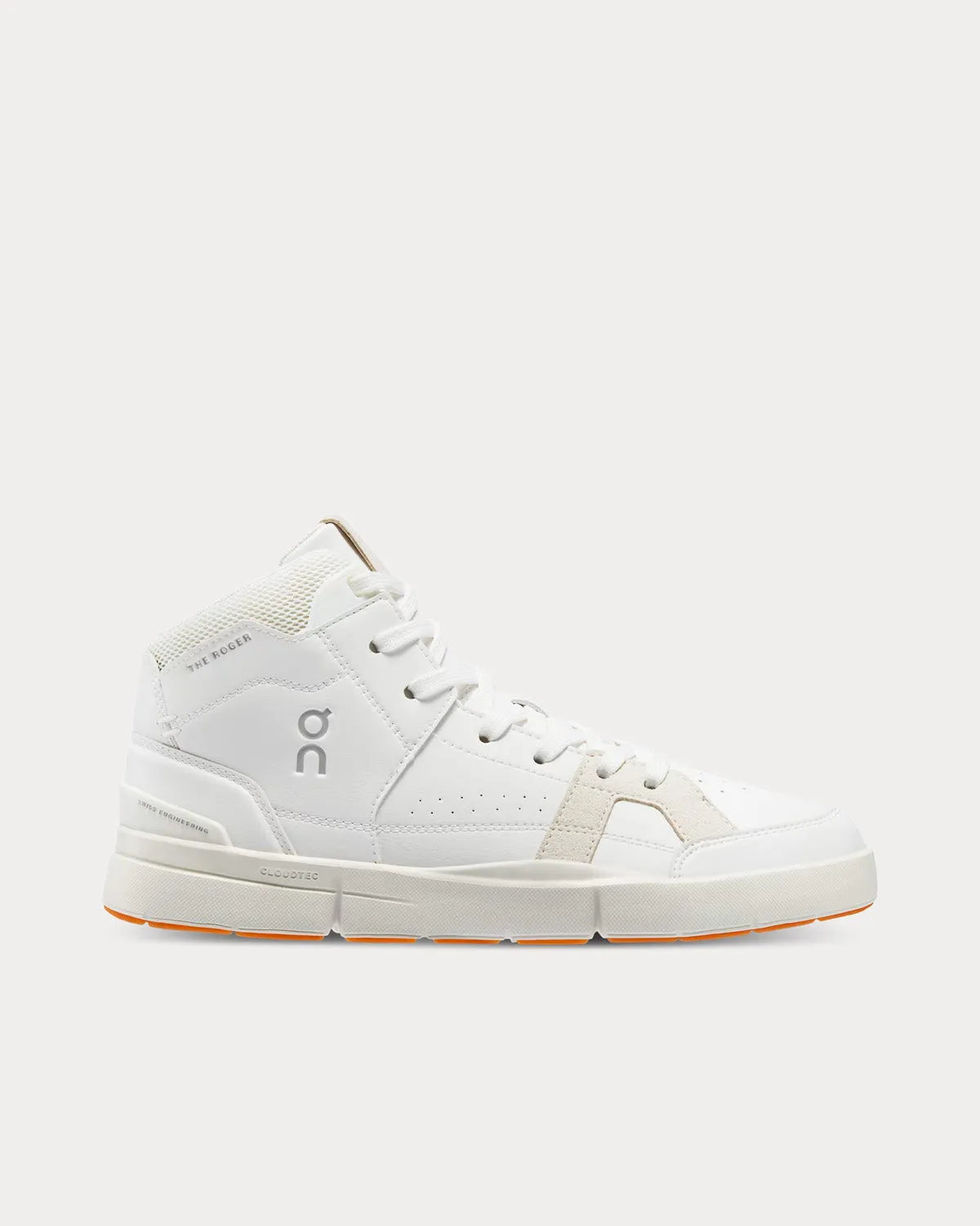 The Rodger Clubhouse Mid White / Sand Mid Top Sneakers