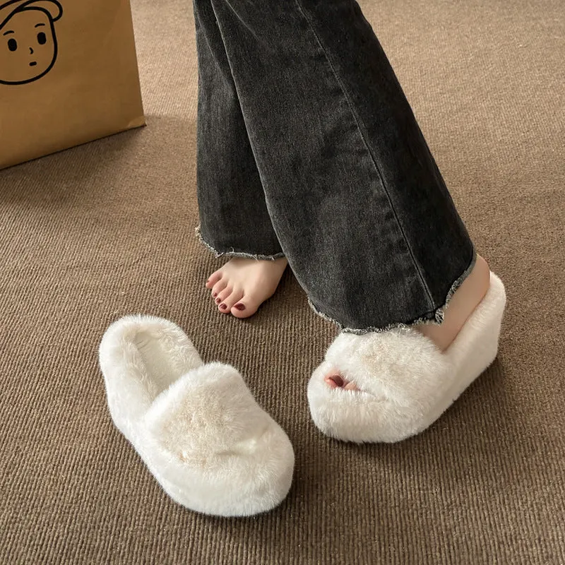 Trendy Chic Cozy Plush Stylish Warm Comfortable Chunky Soft Fashionable Durable Shoes