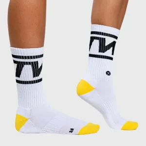 TWL - EVERYDAY CORE SOCKS - WHITE/BLACK