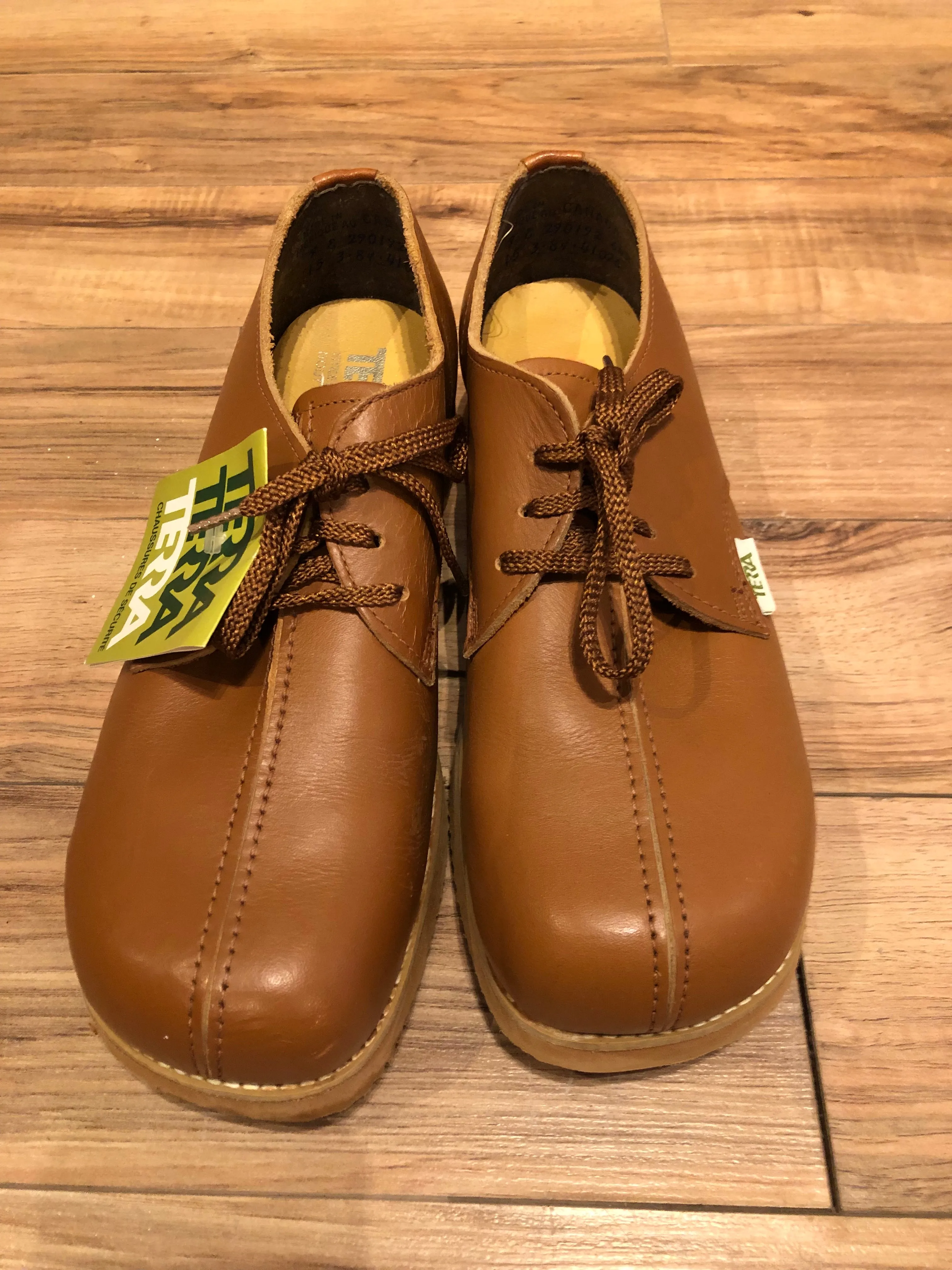 Vintage Deadstock Terra Safety Shoes, Made in Canada, US M 9/ EUR 42