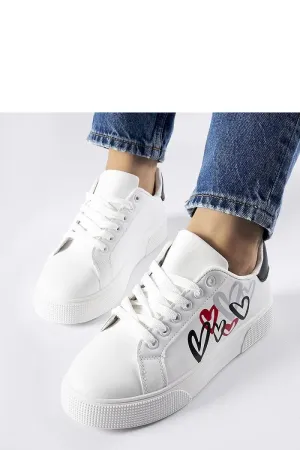 White platform sneakers