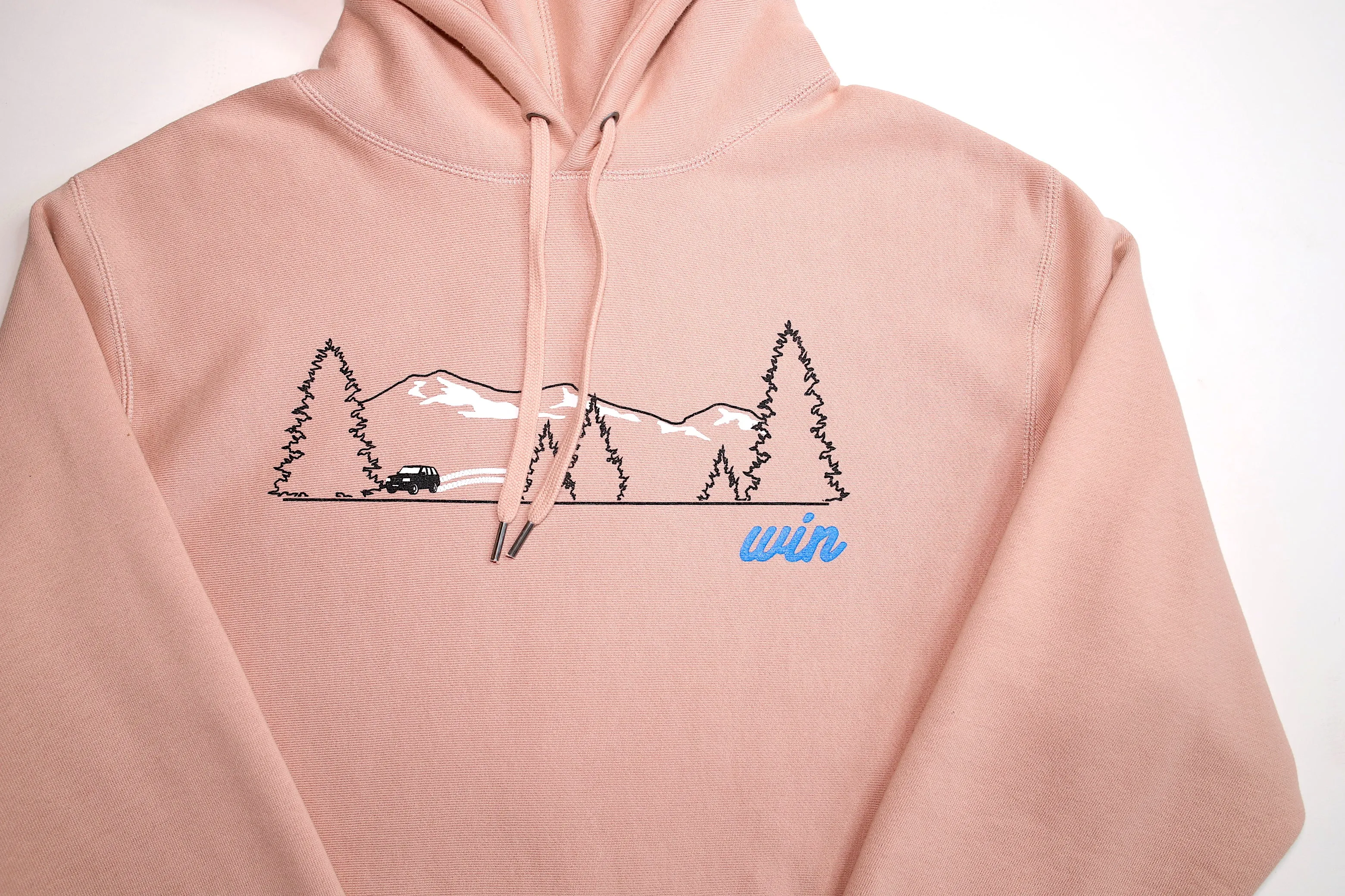 Win "Souvenir" Hoodie in Rosé